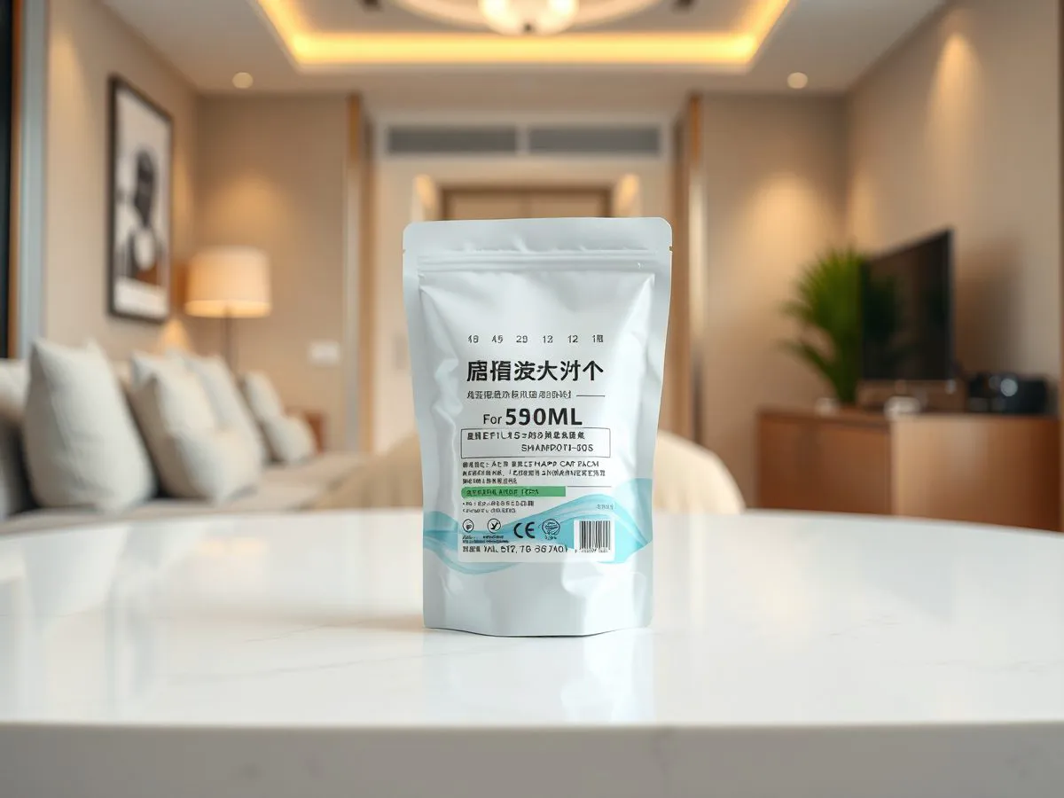 客用品补充装洗发水沐浴露500ml袋装